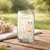 Personalized Cottagecore Floral ガラス缶