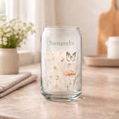 Personalized Cottagecore Floral ガラス缶
