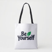 Personalized Cotton Tote Bag – Custom Reusable Bud トートバッグ (正面)
