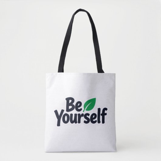 Personalized Cotton Tote Bag – Custom Reusable Bud トートバッグ (正面)