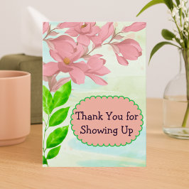 Personalized Counseling Appreciation Note – Custom サンキューカード