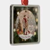 Personalized Couple Christmas Ornament – Custom Na メタルオーナメント (右)