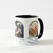 Personalized Couple Mug with Photo & Names マグカップ (正面右)