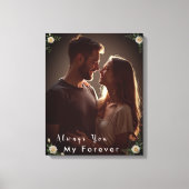 ✅Personalized Couple Photo |Custom Engagement Gift キャンバスプリント (正面)