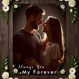 ✅Personalized Couple Photo |Custom Engagement Gift キャンバスプリント