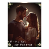 ✅Personalized Couple Photo |Custom Engagement Gift フォトプリント (正面)