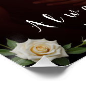 ✅Personalized Couple Photo |Custom Engagement Gift ポスター (コーナー)