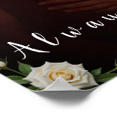 ✅Personalized Couple Photo |Custom Engagement Gift ポスター (角)