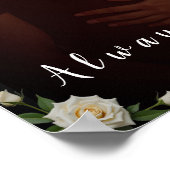 ✅Personalized Couple Photo |Custom Engagement Gift ポスター (角)