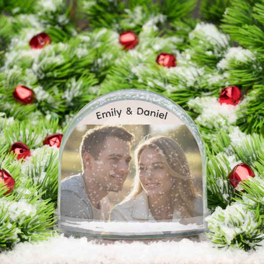 Personalized Couple Snow Globe Romantic Lovers (クリスマス)