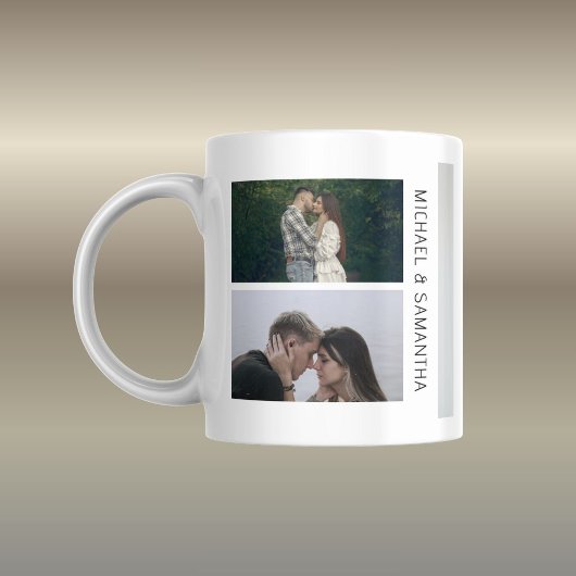 Personalized Couples Photo Gift コーヒーマグカップ