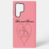 Personalized Couples Samsung & iPhone Case Samsung Galaxyケース (裏面)