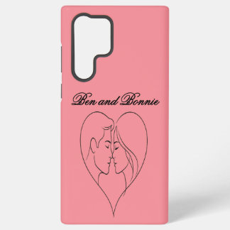 Personalized Couples Samsung & iPhone Case Samsung Galaxy S22 Ultraケース