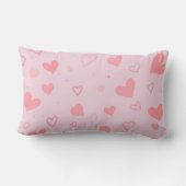 Personalized Cow Lumbar Pillow – Baby Name & Heart ランバークッション (裏面)