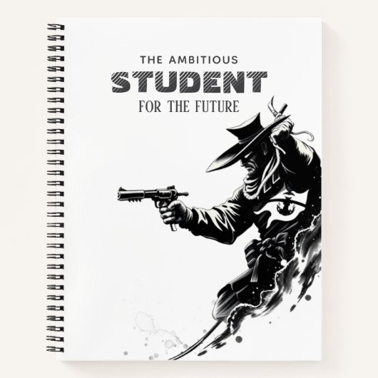 personalized cowboy notebook ノートブック (正面)