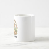 Personalized cowgirl boots  コーヒーマグカップ (中央)