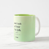 Personalized Coworker Farewell Mug – Custom Name ツートーンマグカップ (正面右)