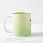 Personalized Coworker Farewell Mug – Custom Name ツートーンマグカップ (左)