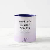 Personalized Coworker Farewell Mug – Custom Name マグカップ (中央)