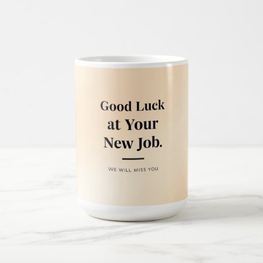 Personalized Coworker Farewell Mug – Custom Name モーフィングマグカップ (中央)
