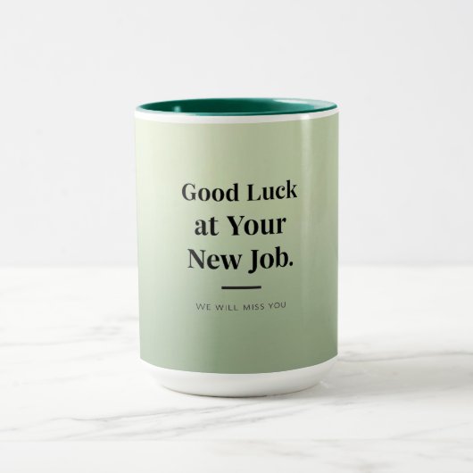 Personalized Coworker Farewell Mug –Office Goodbye マグカップ (中央)