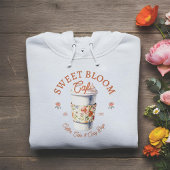 Personalized Cozy & Cute Sweet Bloom Coffee Café パーカ