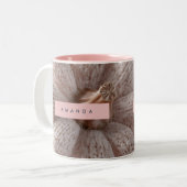 Personalized Cozy Knit Pumpkin Aesthetic ツートーンマグカップ (正面左)