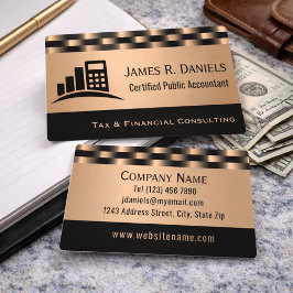 Personalized CPA Tax Preparer Business Card 名刺