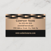 Personalized CPA Tax Preparer Photo Business Card 名刺 (裏面)