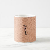 Personalized Creamed Tomato Asanoha コーヒーマグカップ (中央)