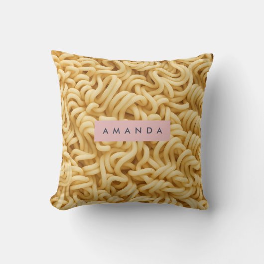 Personalized Creamy Noodle Food クッション (正面)