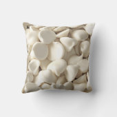 Personalized Creamy White Chocolate Candy  クッション (裏面)