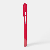 Personalized Crimson iPhone Case with Custom iPhoneケース (左側面)
