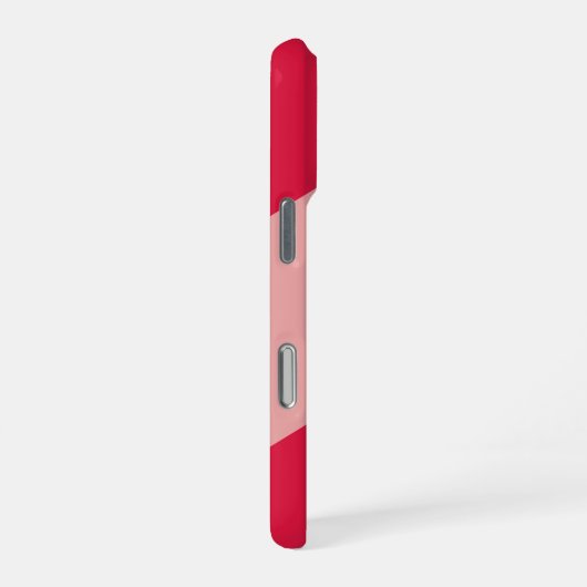 Personalized Crimson iPhone Case with Custom iPhoneケース (右側面)