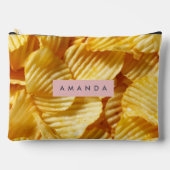 Personalized Crispy Potato Chip Design アクセサリーポーチ (正面)