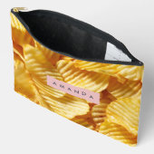 Personalized Crispy Potato Chip Design アクセサリーポーチ (見開き)