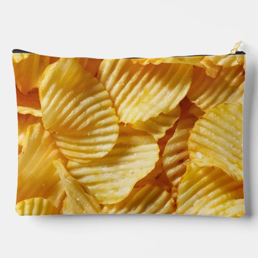 Personalized Crispy Potato Chip Design アクセサリーポーチ (裏面)
