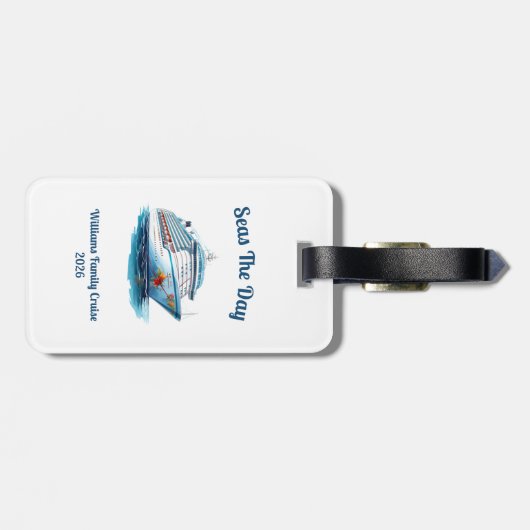 Personalized Cruise Door Marker ラゲッジタグ (裏面横)