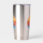 Personalized Cruise Ship Sunset Vacation  保温保冷タンブラー (左面)