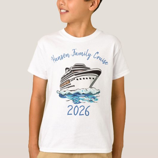 Personalized Cruise Ship Tシャツ (正面)