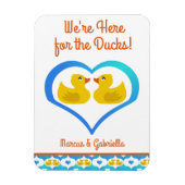 Personalized Cruising Ducks Cabin Door Magnet マグネット (縦)