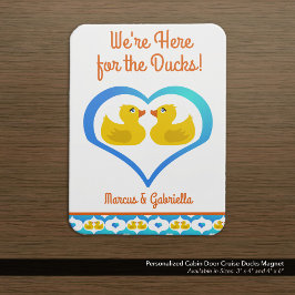 Personalized Cruising Ducks Cabin Door Magnet マグネット