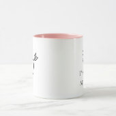 Personalized Cupid Struck Heart Arrow Coffee Mug マグカップ (中央)