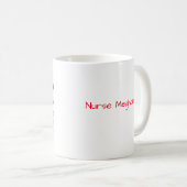 Personalized Cupid's Favorite Nurse Mug コーヒーマグカップ (正面右)