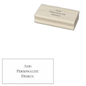 Personalized Custom 1.5" x 3" ラバースタンプ (押印)
