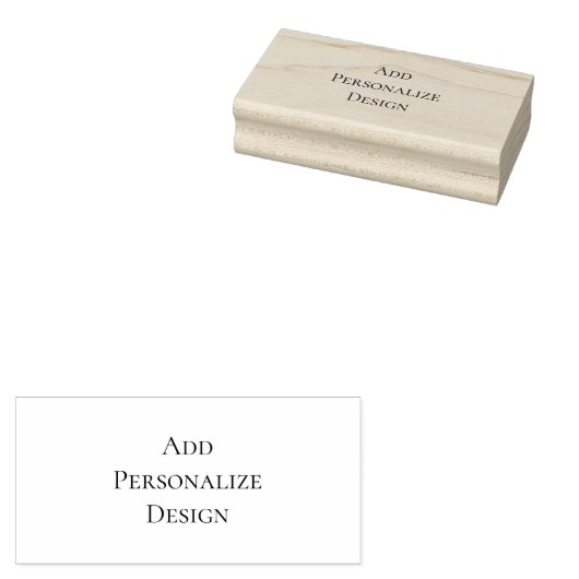 Personalized Custom 1.5" x 3" ラバースタンプ (押印)