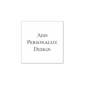 Personalized Custom 1" x 1" ラバースタンプ (インプリント)