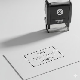 Personalized Custom 2.15" x 0.78" セルフインキングスタンプ