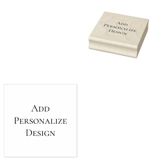 Personalized Custom 2.5" x 2.5" ラバースタンプ (押印)