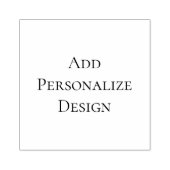Personalized Custom 2.5" x 2.5" ラバースタンプ (インプリント)
